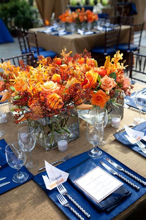 Orange And Blue Southern Rehearsal Dinner Inspired By This Wedding