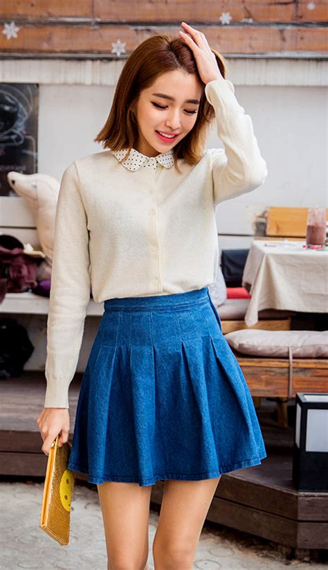 Chuu Pleated Mini Skirt Kstylick Latest Korean Fashion K Pop Styles Fashion Blog