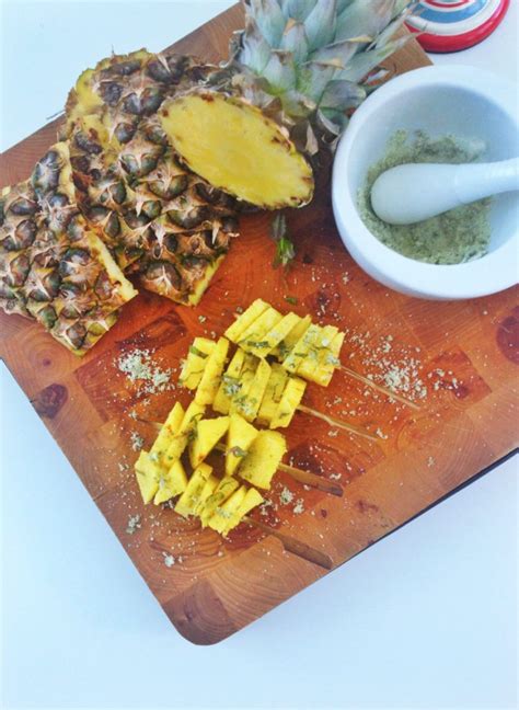 Grilled Pineapple Skewers Easy Bbq Dessert Daisies And Pie