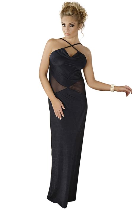 Black Long Dress M1068 4244 By Andalea Lingerie An530488 4244