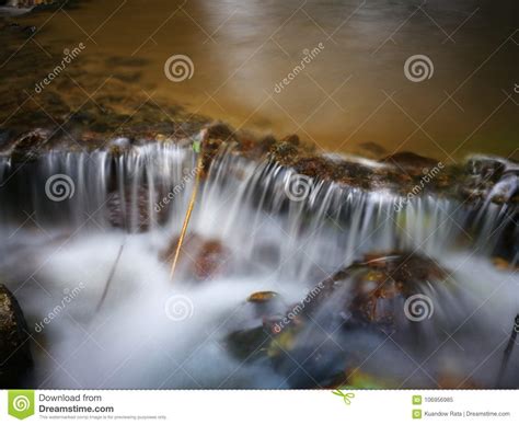 Waterfall Mossy Rocks Stock Image Image Of Outdoor 106956985