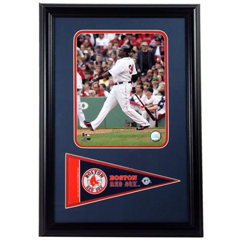 12x18 Pennant Frame David Ortiz Boston Red Sox