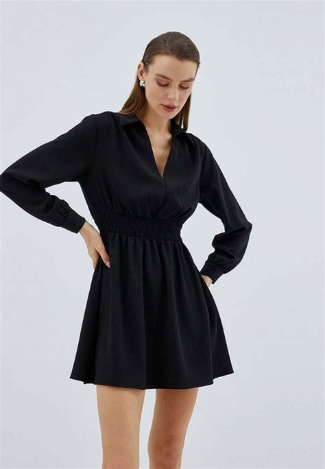 Платье Koton цвет черный Rtlacn529001 — купить в интернет магазине
