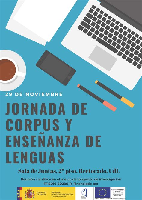 Jornada De Corpus Y Enseñanza De Lenguas 29 De Noviembre De 2019 Udl