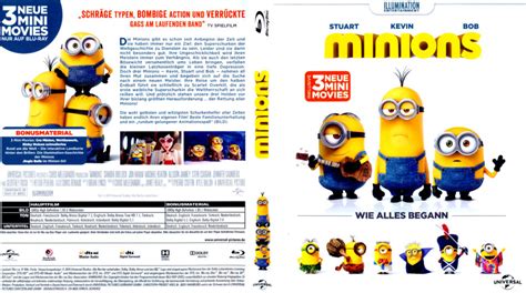Minions 2015 R2 German Blu Ray Covers Dvdcovercom