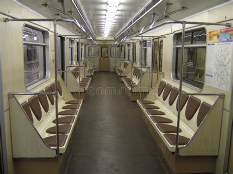 Inside Of Modern Subway Car Stock Photo Image Of Cabin Modern 1214290