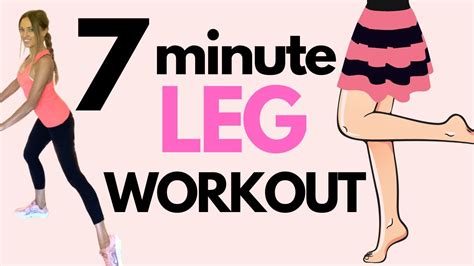 Home Workout 7 Minute Leg Home Workout For Women Slim Your Thighs