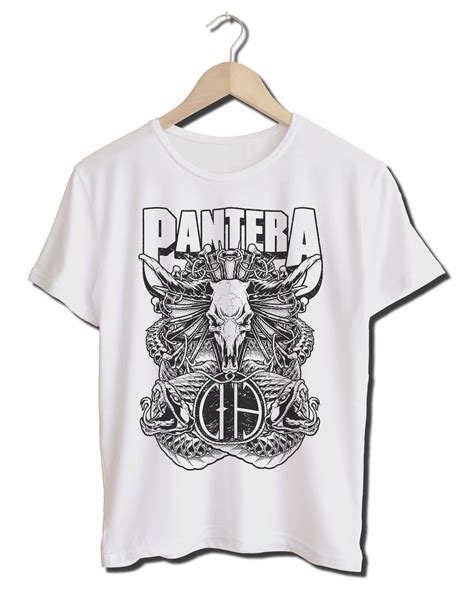 Pantera Band T Shirt Pantera Tshirt Merch White Metal Band T Shirt