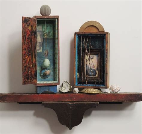 Graceann Warn Found Art Assemblage Box Assemblage