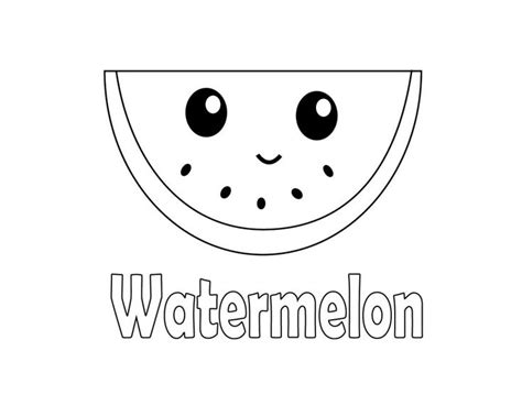 Coloring pages winter cute kid putting a pipe on snowmanaca6. Watermelon Coloring Pages To Print Watermelon Coloring ...