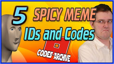 5 Spicy Roblox Meme Codesids 2021 Youtube
