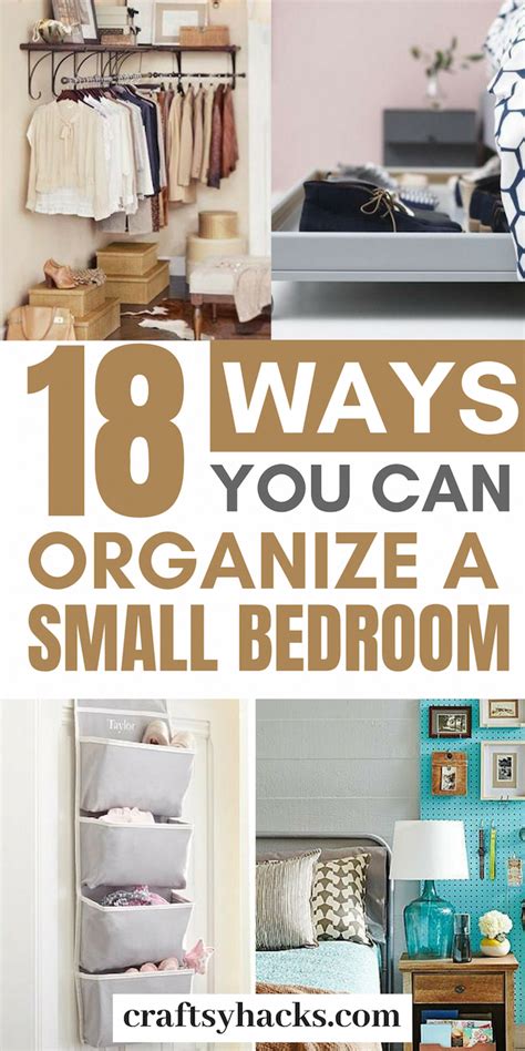 Increase Your Small Bedroom Storage And Get Organization Tips With