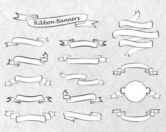 how to draw a banner ribbon step by step - Google Search Band Banner