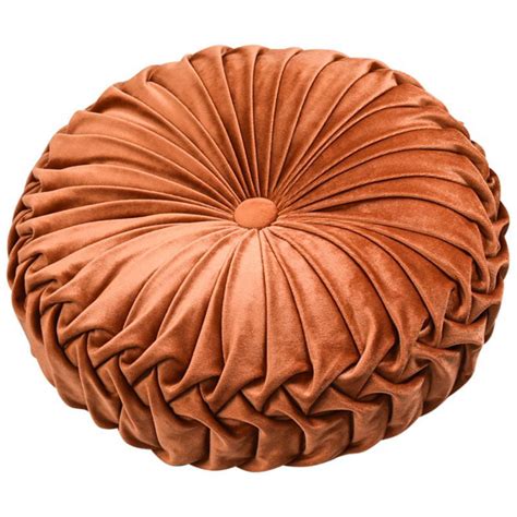 Pumpkin Round Pillow Pleated Couch Floor Cushion Pillow Home