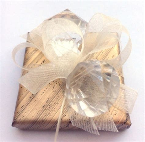Crystal Wedding Favors Chocolate Wrapped Elegant Favors With Etsy