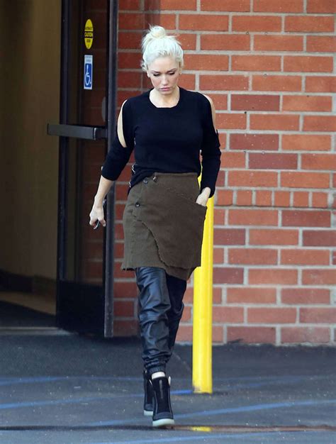 Gwen Stefani Leaving A Medical Building GotCeleb