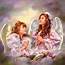Angels Prayer By Sandra Kuck Two Little Girl  EBay