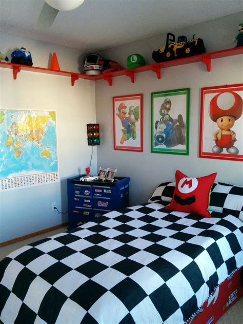 Mario Brothers Themed Bedroom Bedroom Themes Mario Room Boys