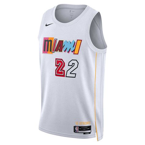 Nike Nba Miami Heat City Edition Jimmy Butler 22 Dri Fit Swingman