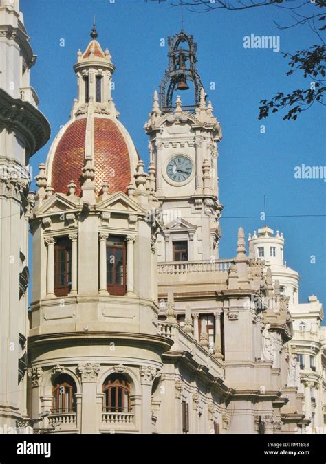 City Hall Valencia Spain Stock Photo Alamy