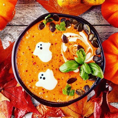 Tomorrow Its Halloween Do You Want To Make A Spooky Evening Halloween Spiced Pumpkin Soup With