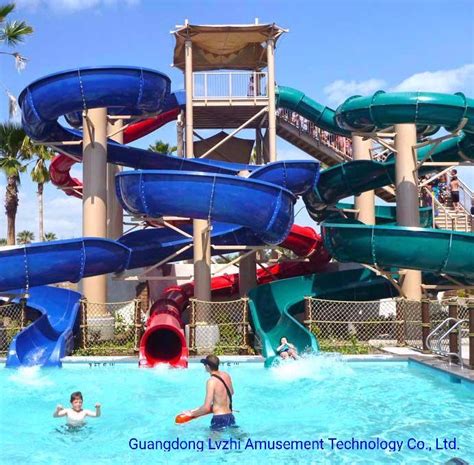 Colorful Tube Rotating Water Slide For Water Amusement Park Ws 027