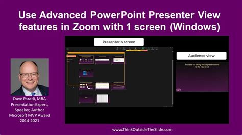 Use Advanced Powerpoint Presenter View Features In Zoom With 1 Screen