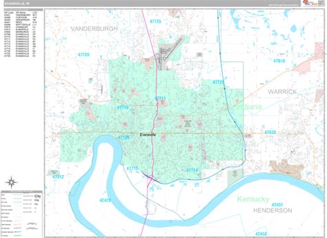 Maps Of Evansville Indiana