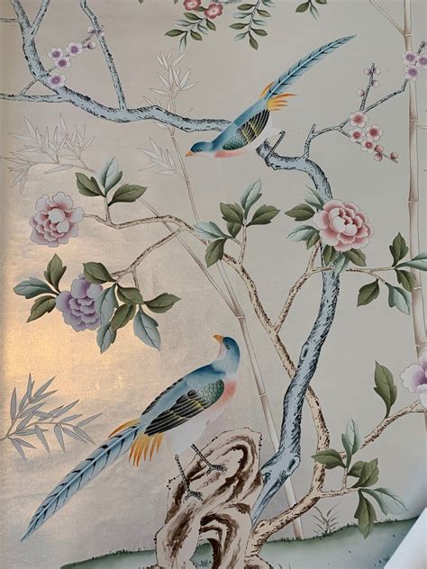 Pin On Chinoiserie Fabrics And Wallpaper