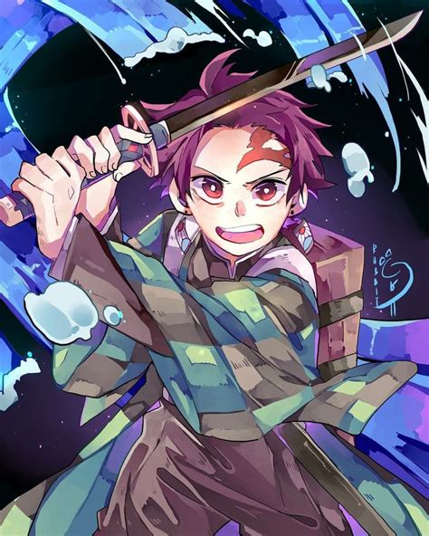 Kamado Tanjirou Kimetsu No Yaiba Art Anime Kamado