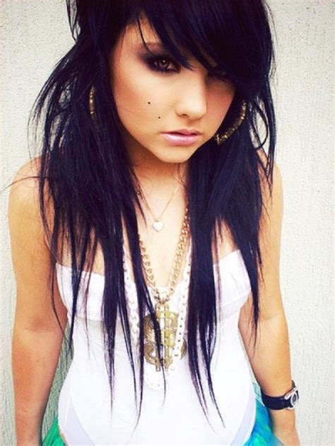 30 deeply emotional and creative emo hairstyles for girls black scene hair emo hair hair styles