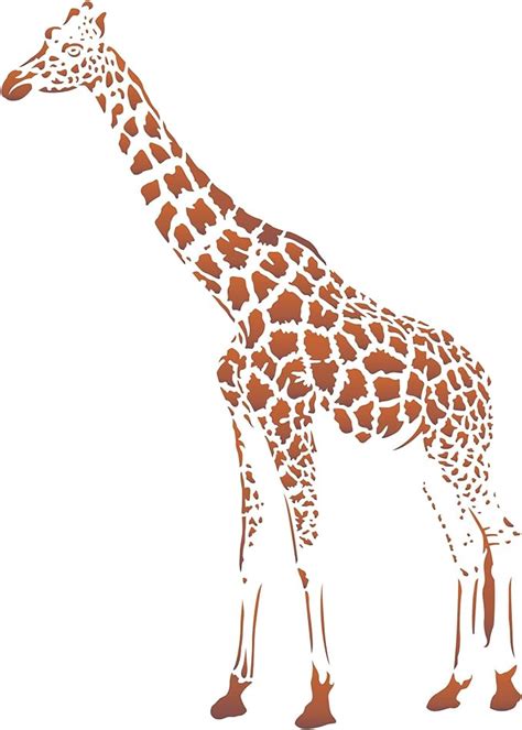Giraffe Stencil 65 X 9 Inch S Reusable African