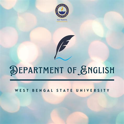 Department Of English Wbsu Barasat