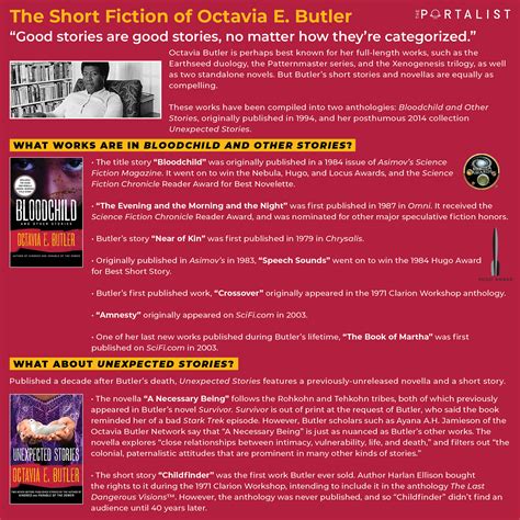 Explore The Short Fiction Of Octavia E Butler