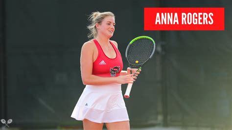 3x All American Nc State Wins Leader In Tennis Anna Rogers Youtube