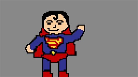 Pixilart Pixel Superman By Caruline