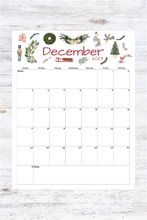 Fillableeditable December Calendar December 2023 Printable Calendar