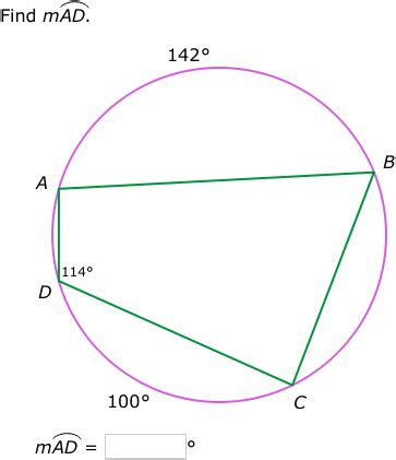 In geometry, an inscribed angle is the angle formed in the interior of a circle when two chords intersect on the circle. IXL - Angles in inscribed quadrilaterals II (Geometry ...