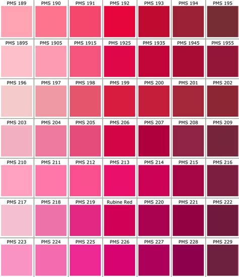 Pin By Krush Agency On Color Charts Color Palette Pink Pantone Color