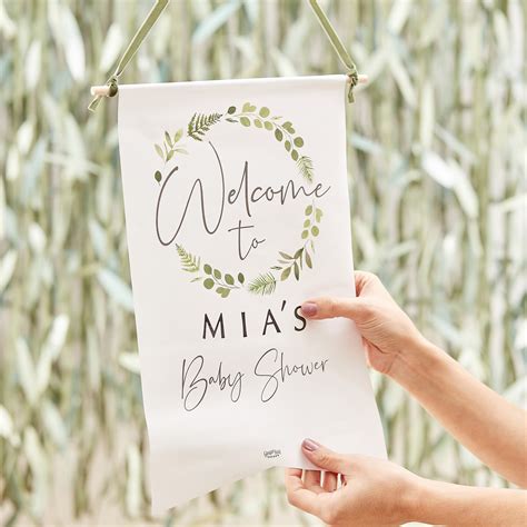 Customisable Baby Shower Welcome Sign Ginger Ray