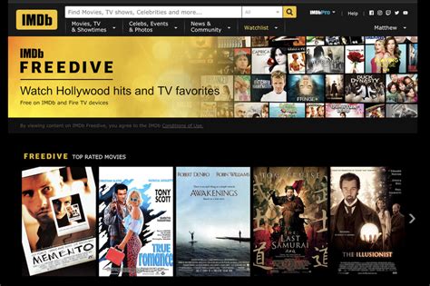 IMDB Launches Free Movie and TV Streaming Service Called Freedive
