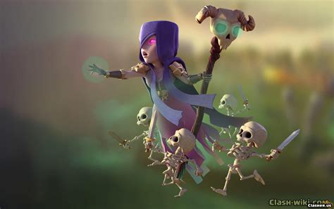 Witch Skeleton Clash Of Clans Wallpapers