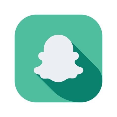 Icône Snapchat Logo Dans Social Media