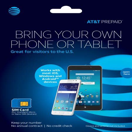 Switch networks and keep your device with this at&t prepaid sim kit. AT&T PREPAID SIM Starter Kit - Walmart.com