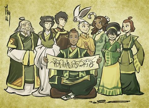 Avatar Fullteam Avatar Airbender Avatar Aang The Last Airbender