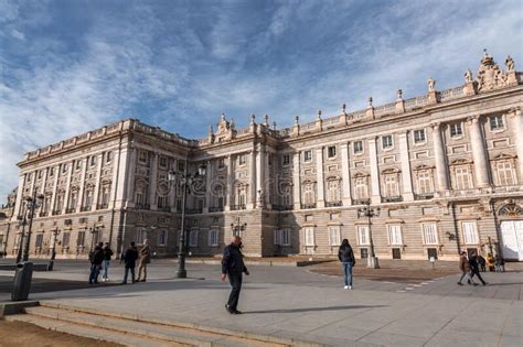 Palacio Real De Madrid Is The Official Residence Of The Spanish Royal