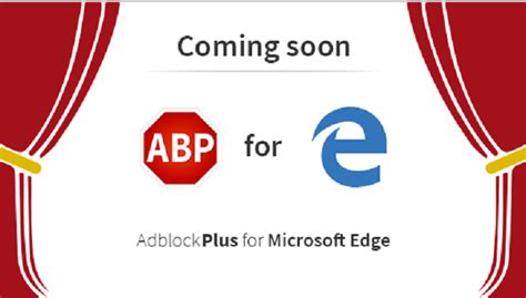 Microsoft Edge To Get Adblock Plus With The Windows 10 Redstone Update