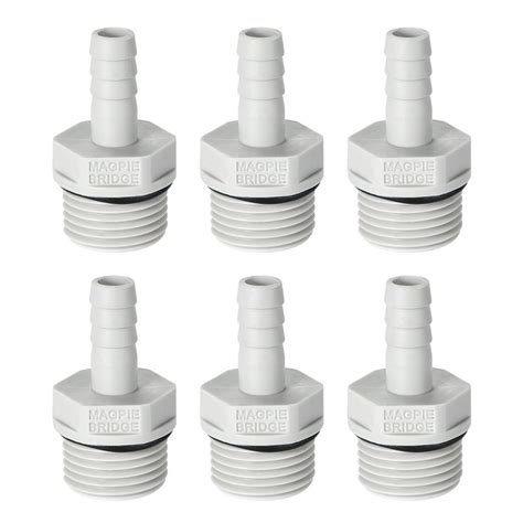 Pvc Barb Hose Fittings Connector Adapter 8mm Or 516 Barbed X 12 G