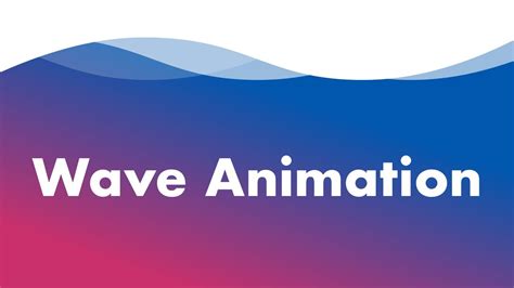 Animations How To Create Css Wave Animation Using Html And Css Css