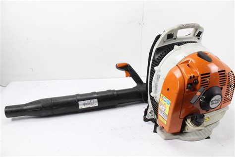 Reached far up into canopy of trees. Stihl BR430 Backpack Blower | Property Room